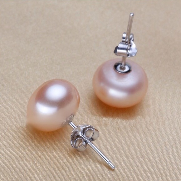 NEW!💎💙💎PALE PINK FRESHWATER PEARLS!💙925 SILVER - Picture 3 of 5